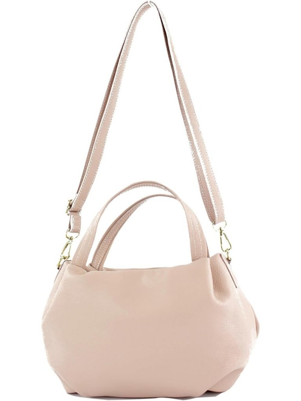 Stylish Italian Leather Small Handle Bag for Women - Chic & Versatile Accessory